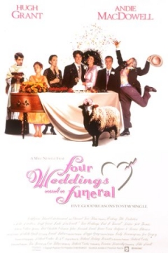 Filmposter van de film Four Weddings and a Funeral (1994)